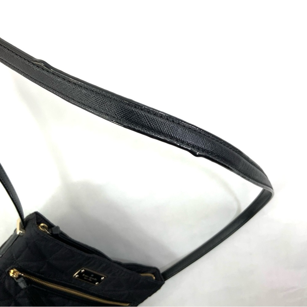 KATE SPADE Black Wilson Road Quilted Dessi Bag Crossbody Handbag Purse - Picture 4 of 15